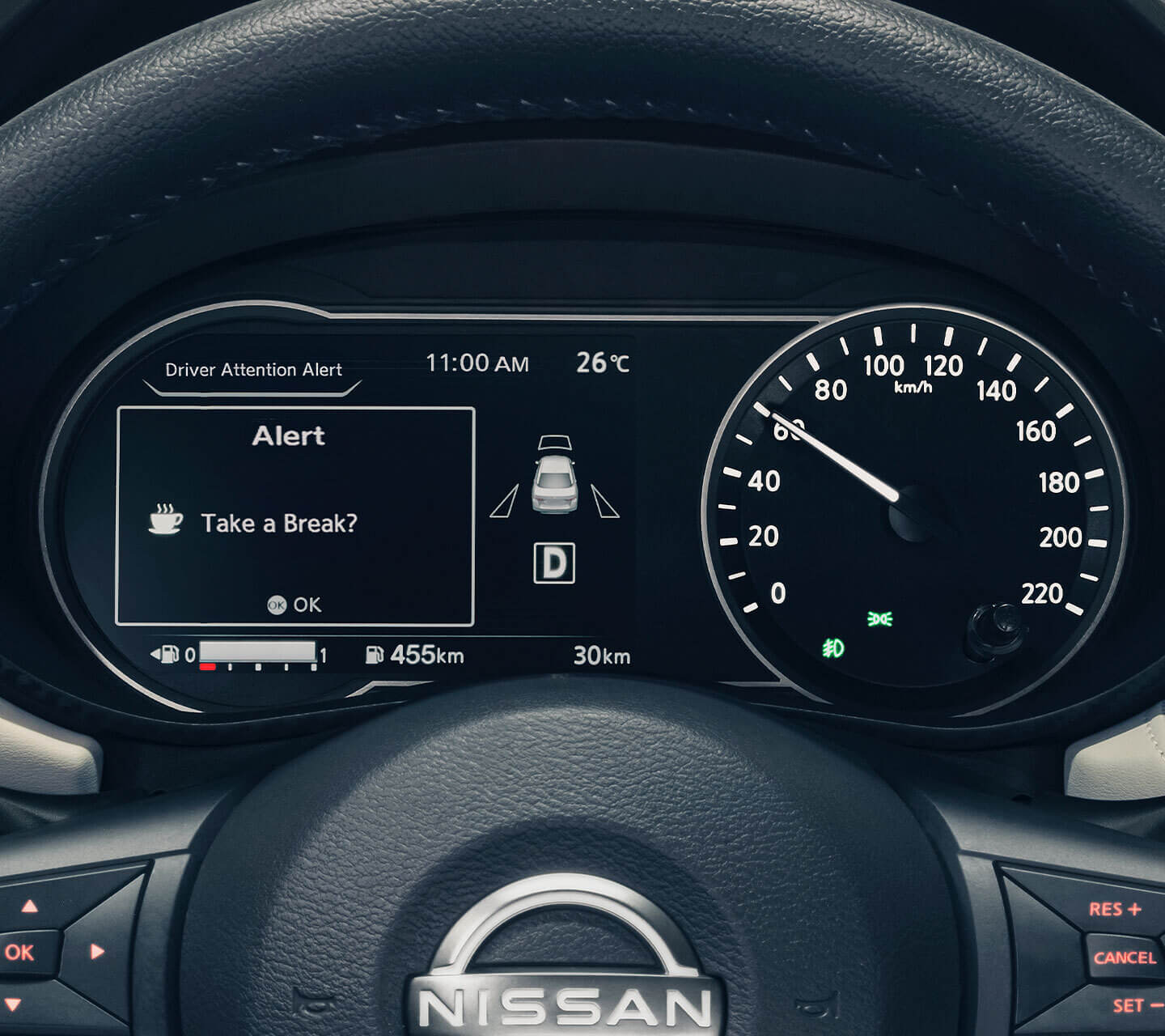 Nissan SUNNY digital information display 